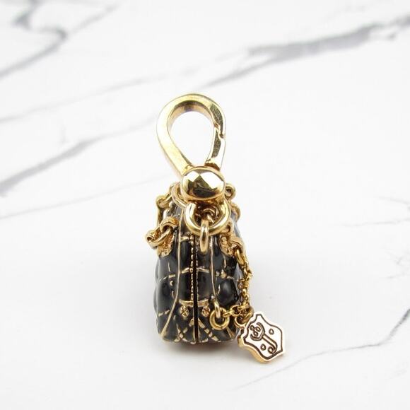Juicy Couture Quilted Bowler Bag Charm - Picture 6 of 8